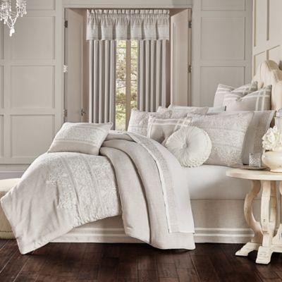 J. Queen New York™ Lauralynn 4-Piece King Comforter Set in Beige