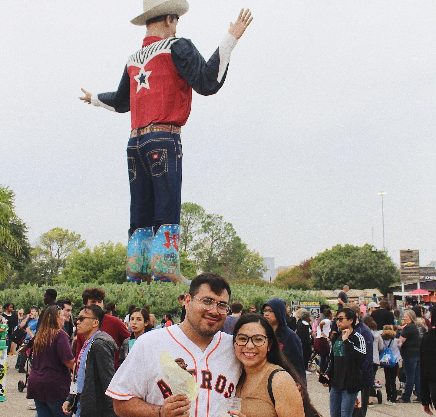 The first time we went to the fair together.