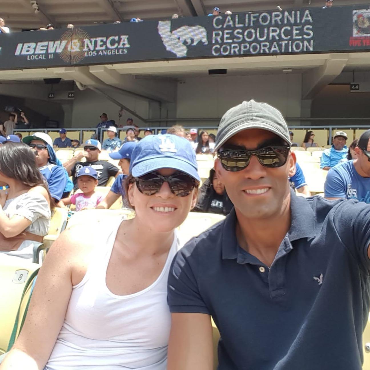 Our first Dodgers game