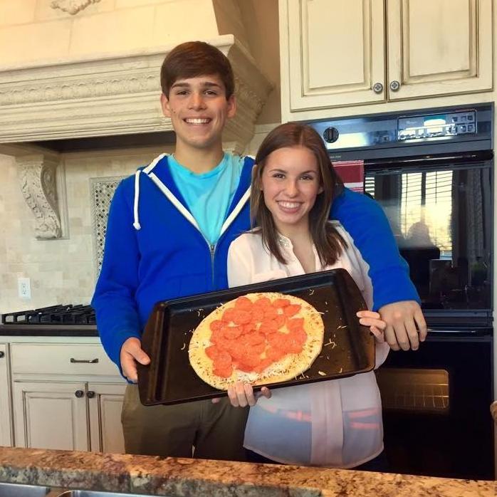 first of many pizza makings together, 2014
