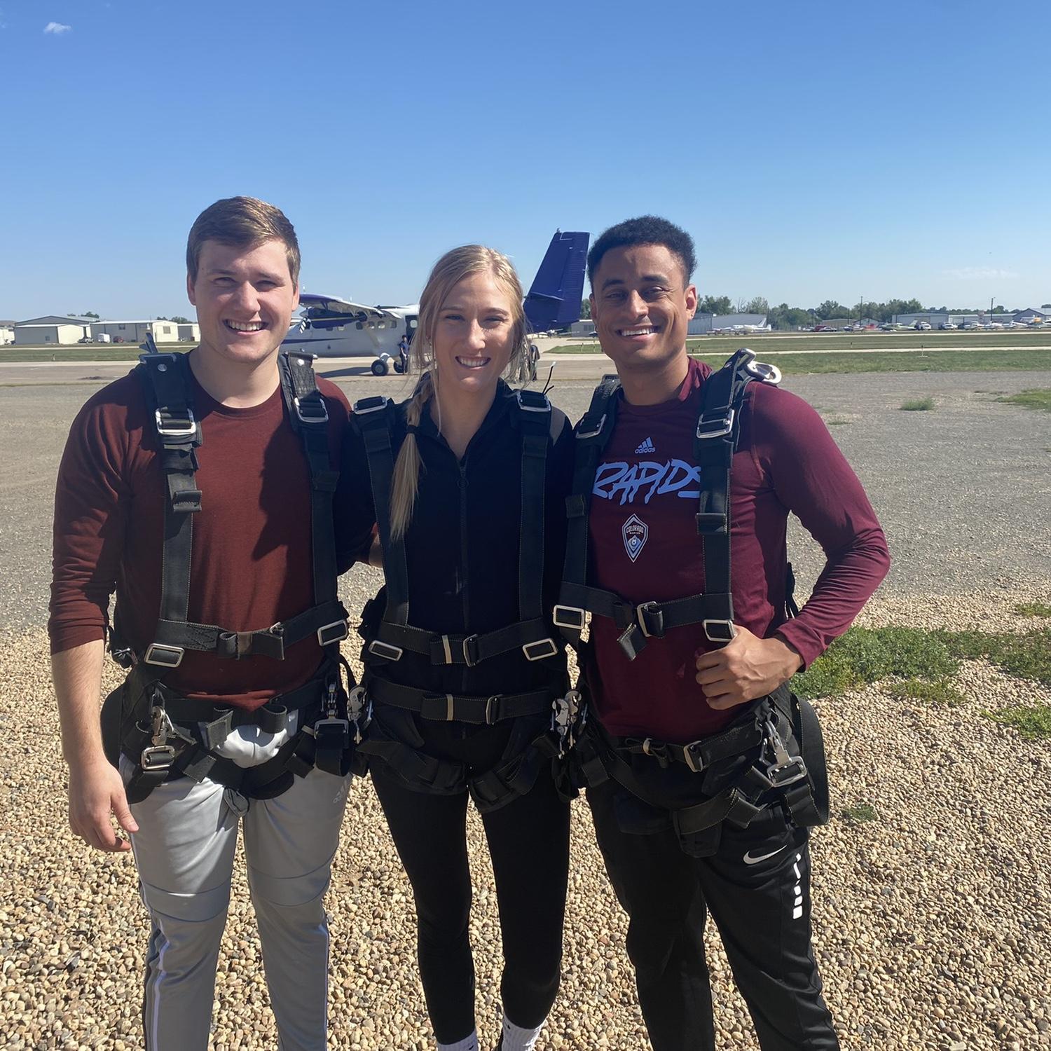 September 2, 2022 - Skydiving for Brock's college graduation gift
