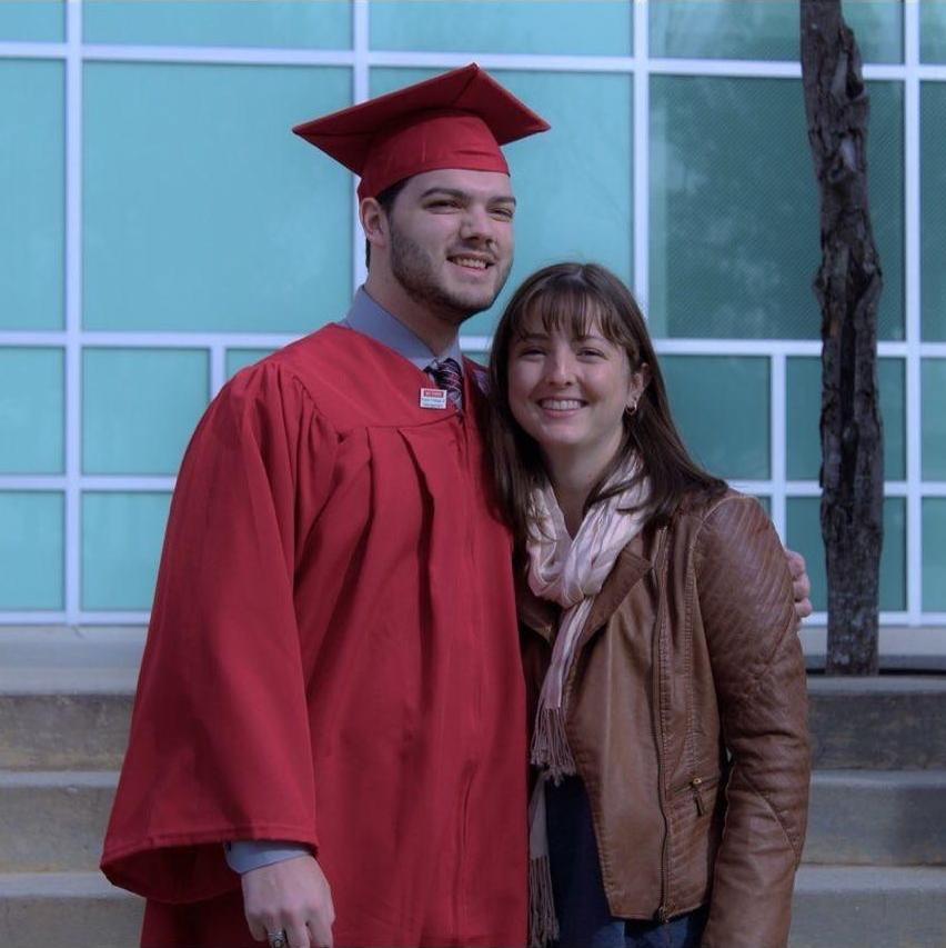 Kyle's graduation early on in our relationship!