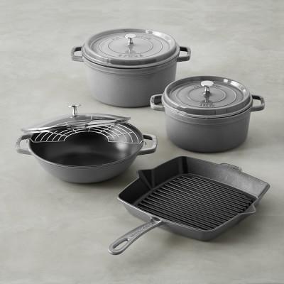 Staub Cast-Iron 7-Piece Cookware Set