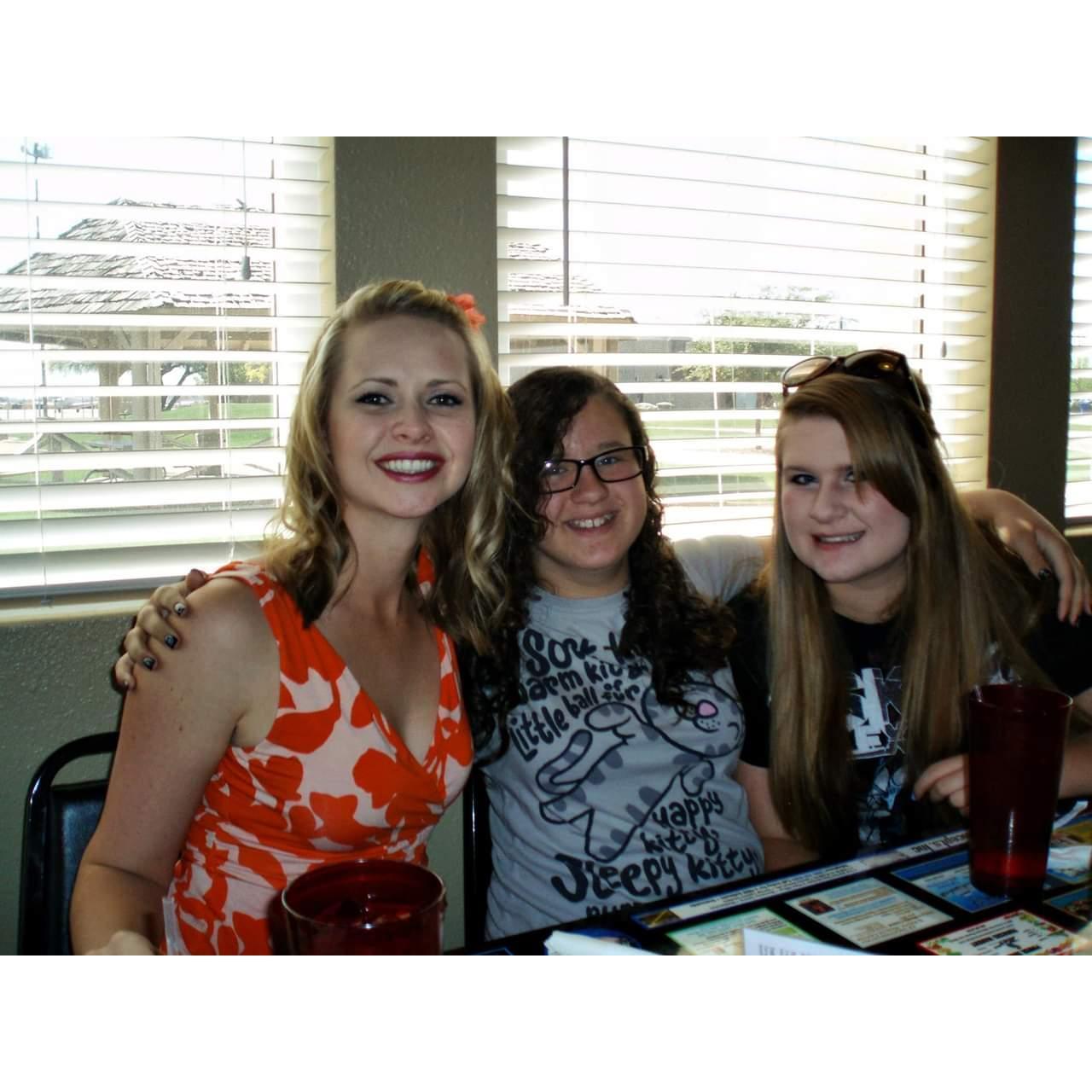 Aunt Crystal and nieces