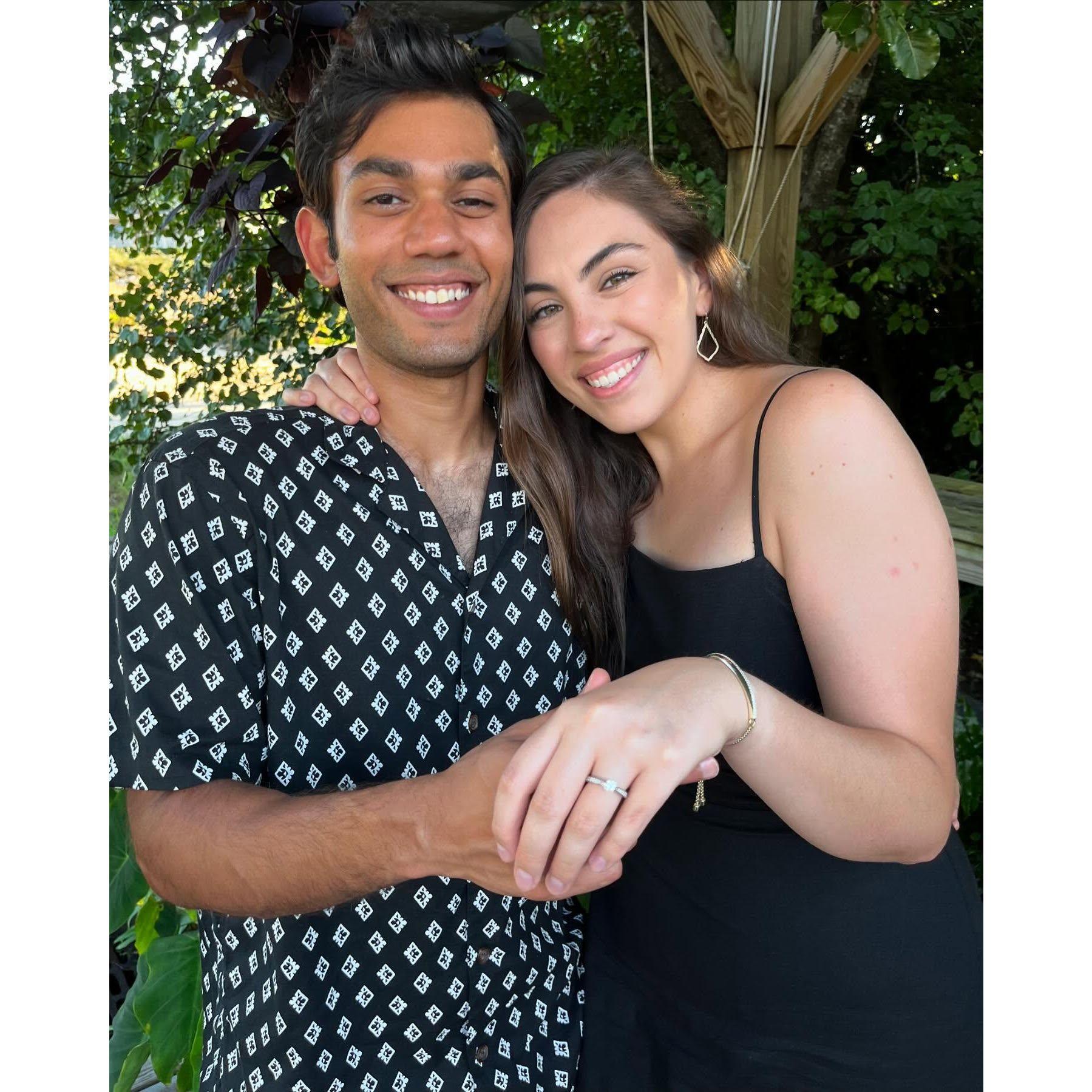 Getting engaged in Wilmington, NC!