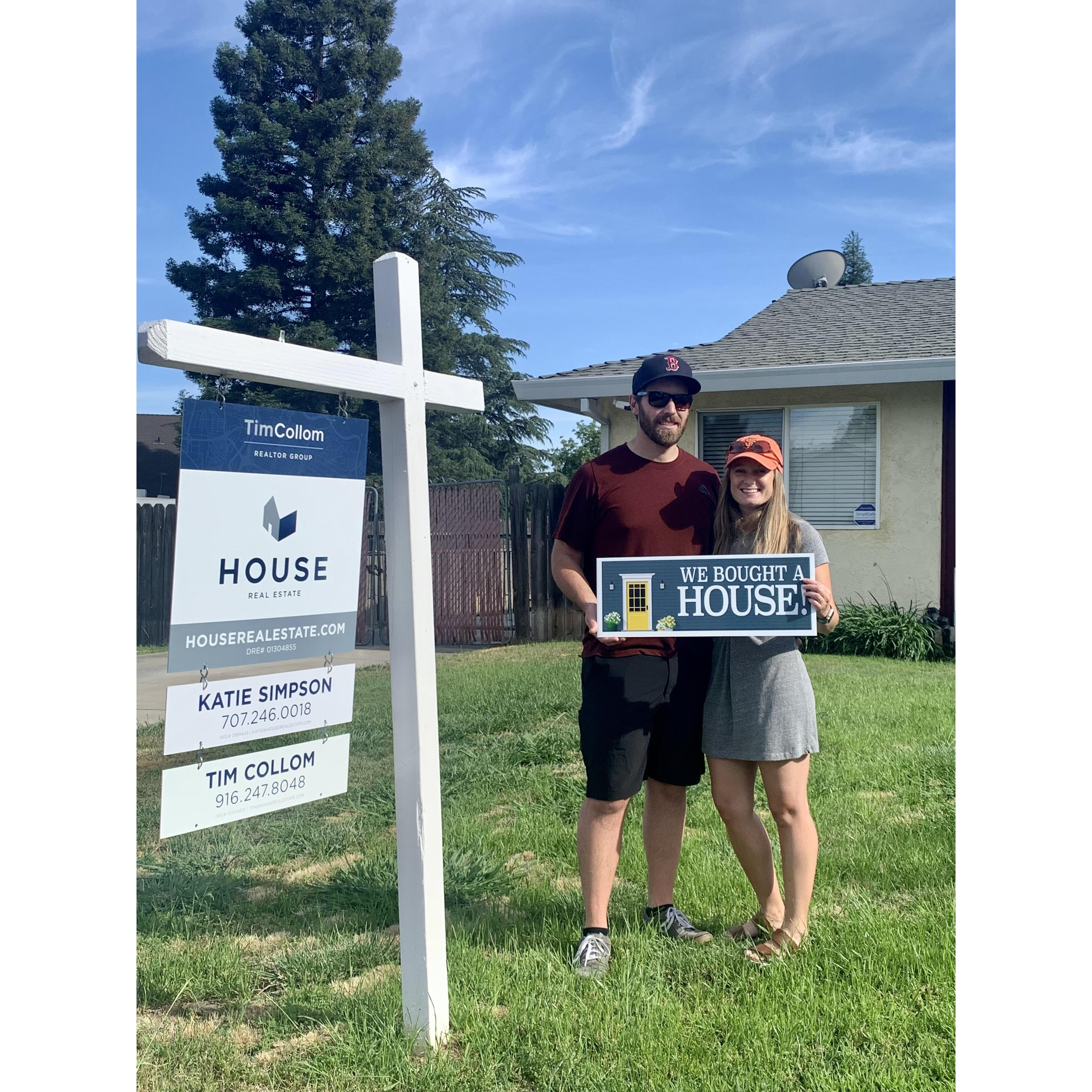 We bought our first house in May 2021. Adulting!