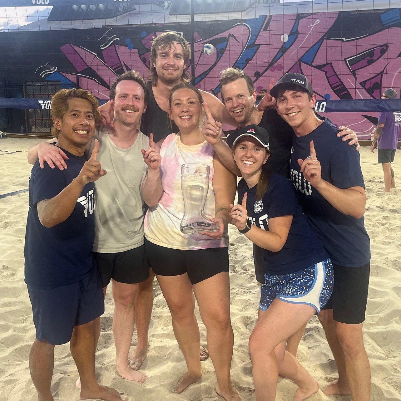 Volleyball has been a very important part of our relationship!