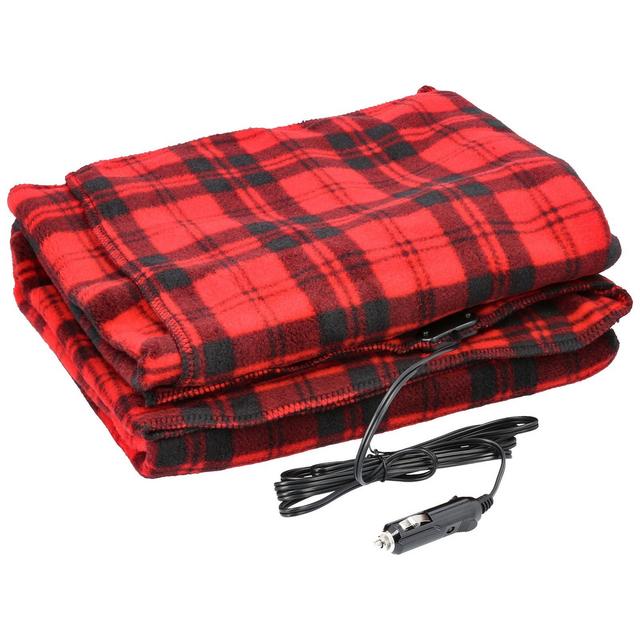 Heated Car Blanket - 12-Volt Electric Blanket for Car, Truck, SUV, or RV - Portable Heated Throw - Camping Essentials by Stalwart