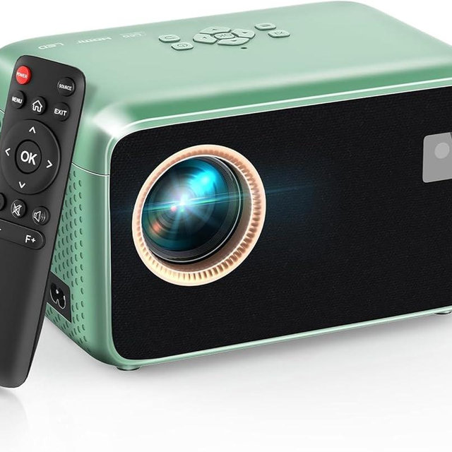 【Auto Focus】4K Projector with WiFi and Bluetooth, TMY Smart Portable Projector with 400 ANSI, Movie Projector for Phone/TV Stick/HDMI/USB/Laptop/DVD/PS5, Mini Projector for Bedroom or Outdoor