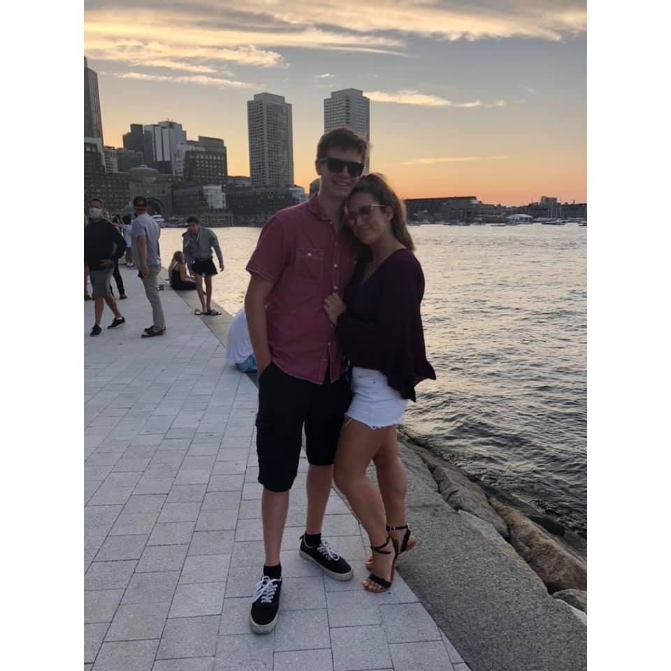 Our first trip to the seaport after moving to Boston