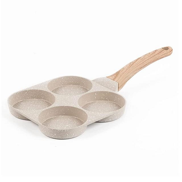 Carote Nonstick Egg Pan Omelette Pan, Non-Stick Small Frying Pan, Healthy Granite Cookware, Breakfast Egg Skillet ( Induction Cookware )