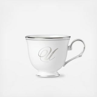 Federal Platinum Script Tea Cup