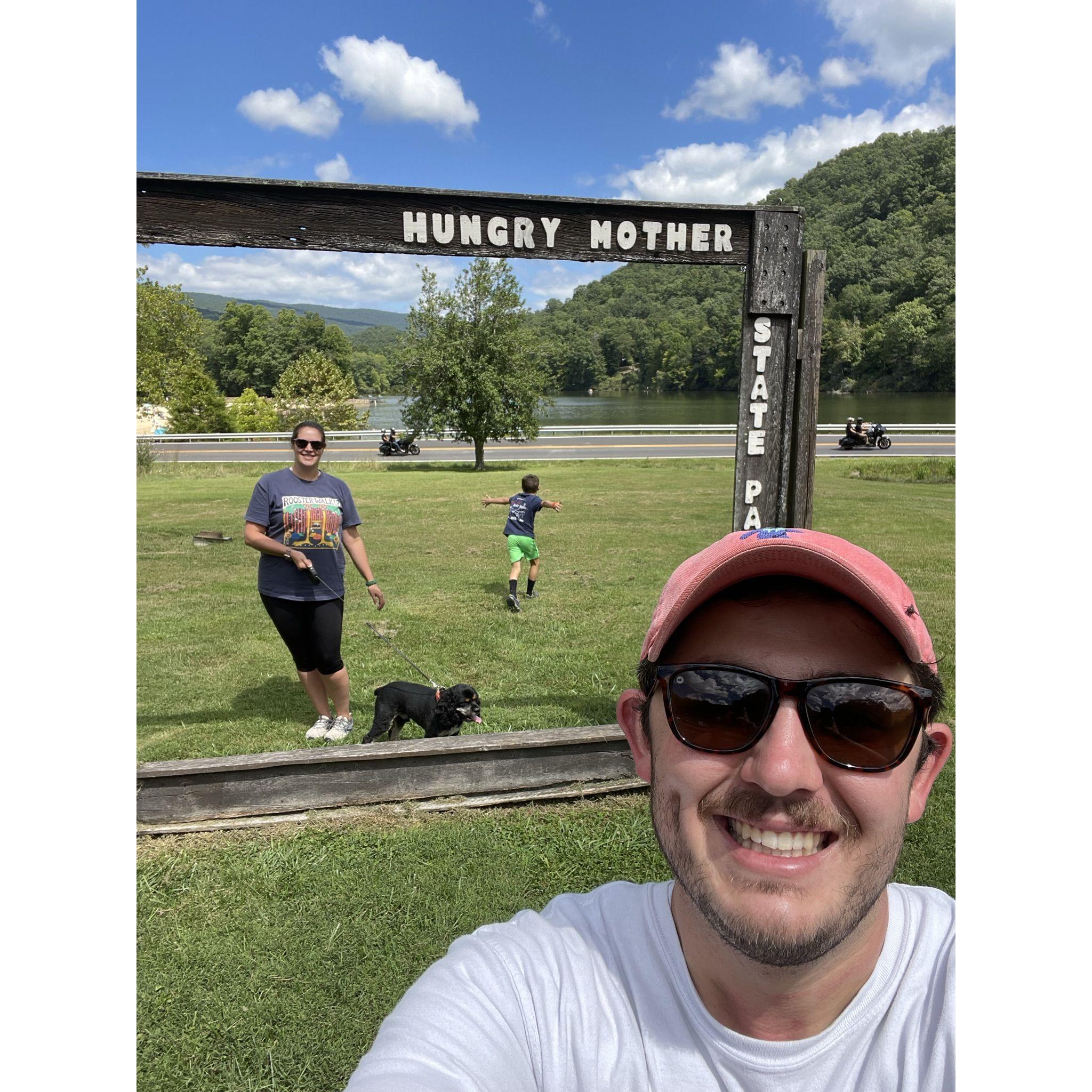 She was EXTREMELY hungry…another state park.