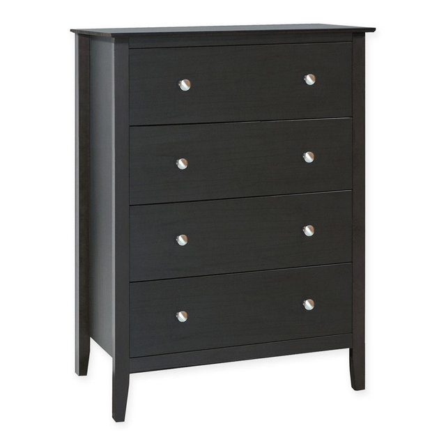 Adeptus Easy Pieces 4-Drawer Chest in Black