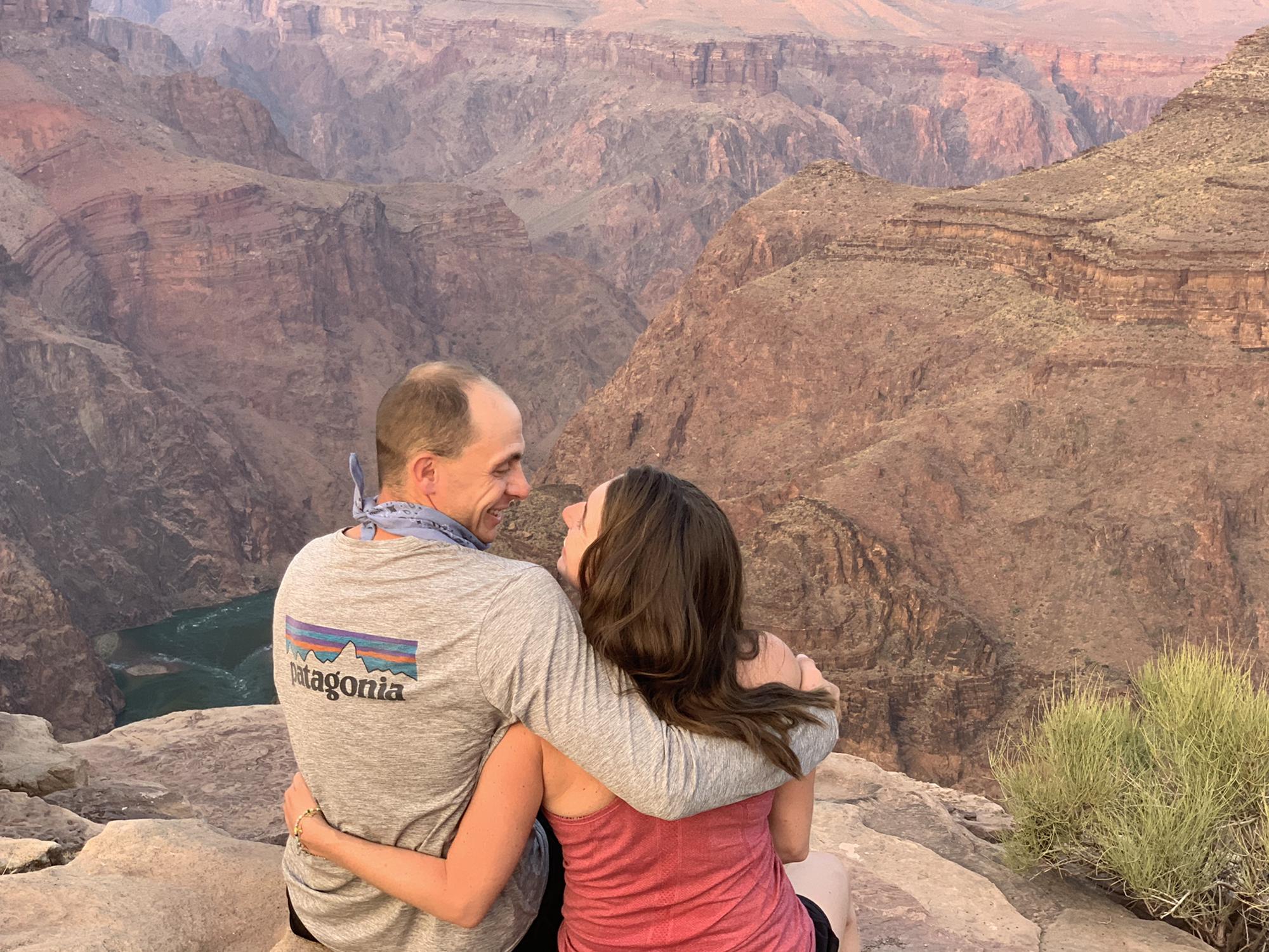 honeymoonin in the Grand Canyon