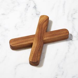 Rectangular Acacia X Trivet