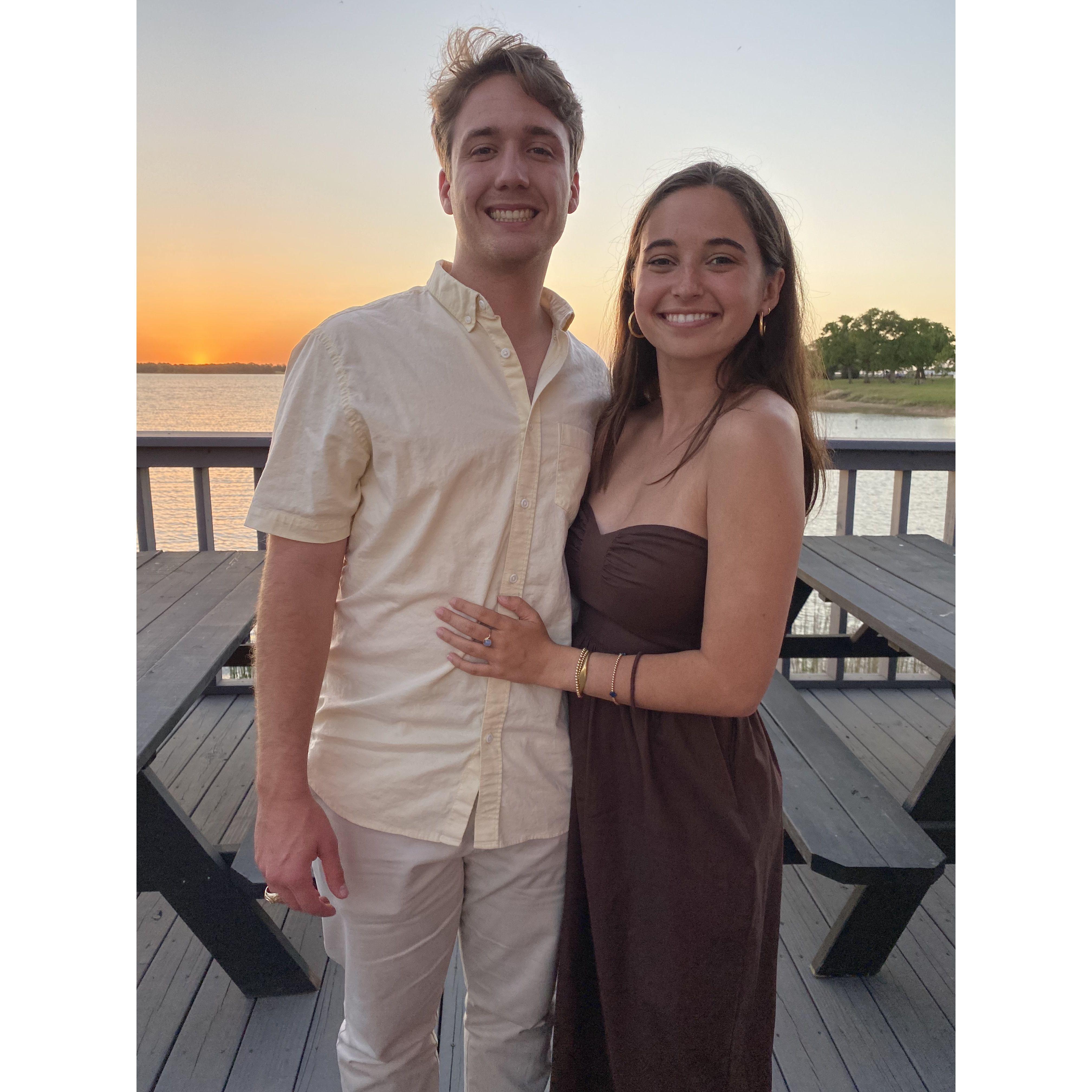Our junior year of college spring semester was the sweetest time!