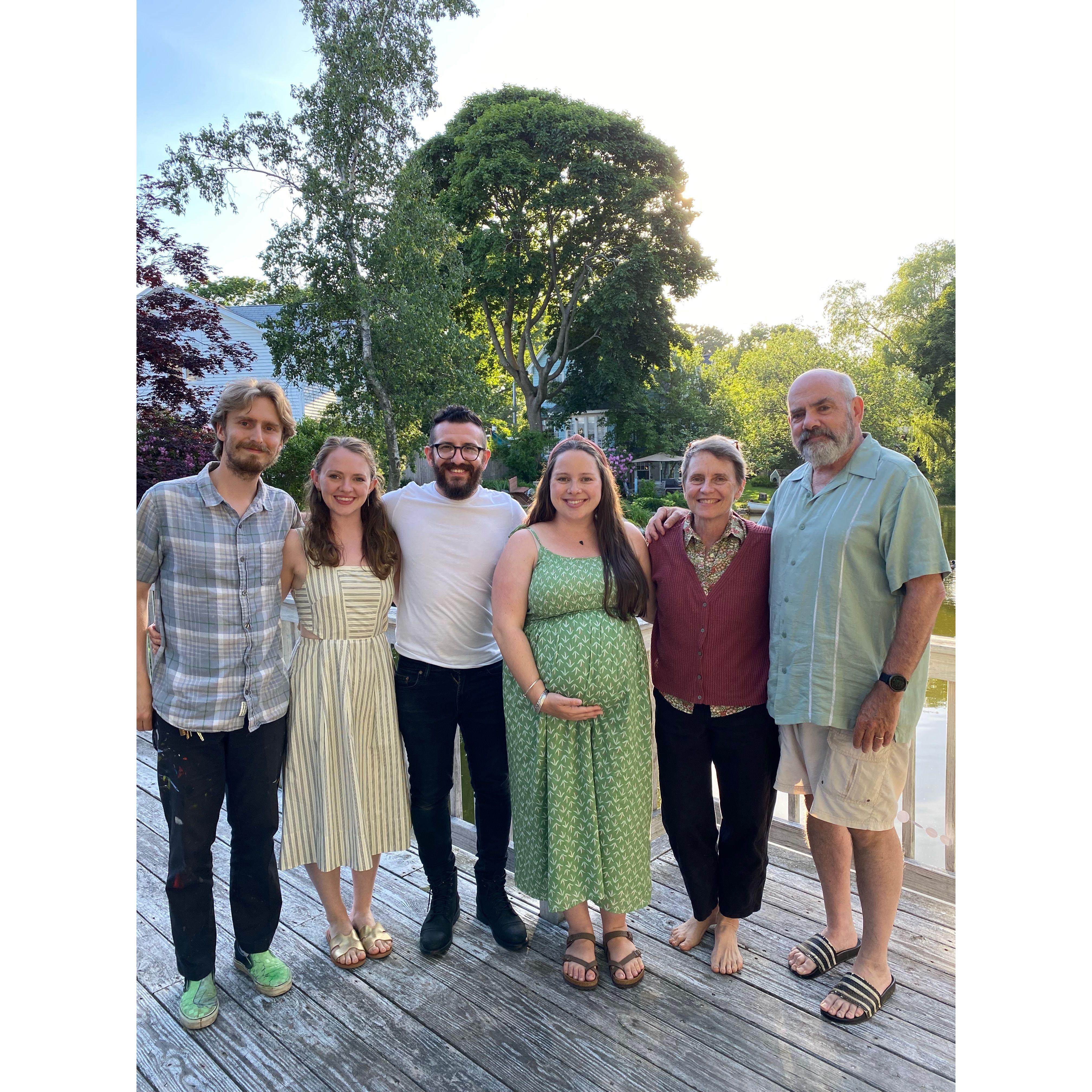 Celebrating big events in the Fox Family! Where Chris became Uncle CC
