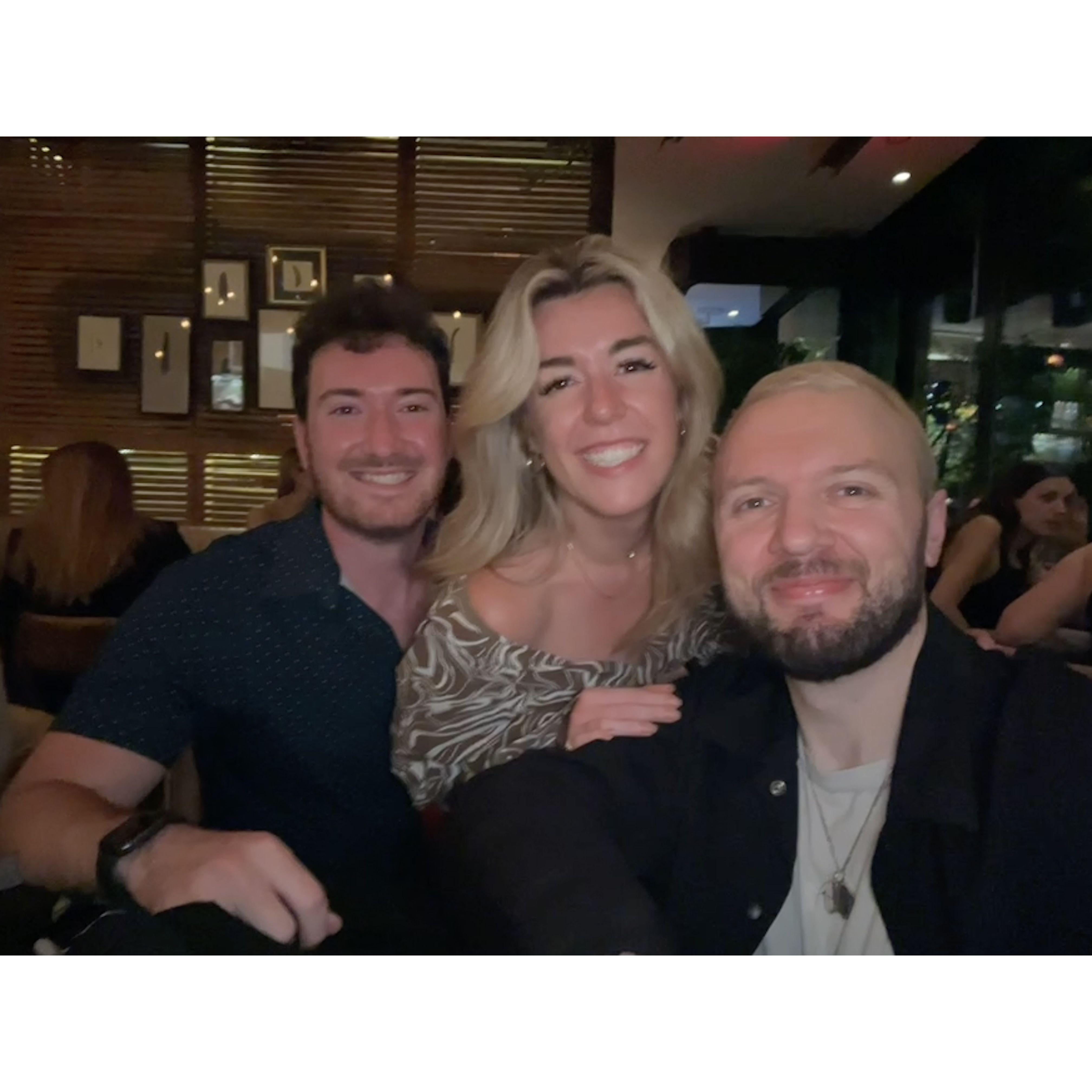 One of the best nights ever, we had dinner with Chris Lake and we were really chill and relaxed about it. June 2022.
