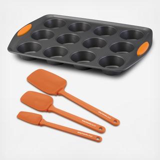 Yum-o! Bakeware Oven Lovin' Nonstick Muffin & Cupcake Making Set