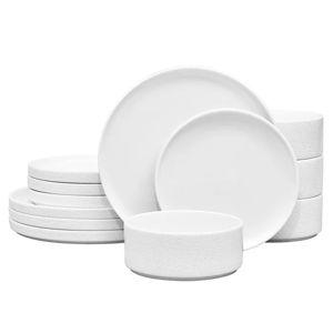 Noritake Colortex Stone 12-Piece Dinnerware Set, Service for 4 - Macy's