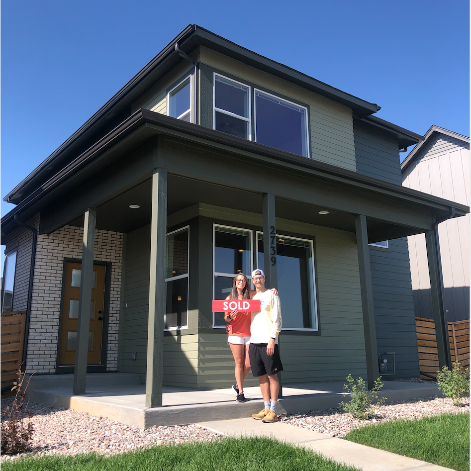 That's our cute little house 🥰 #blessed (but really)