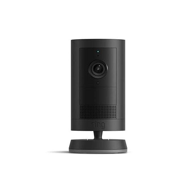 Ring Outdoor Cam Plus, Battery (newest model), Home or business security, Wide-Angle 2K Video with Ring Vision, Low-Light Sight for full-color night vision, Mount-Anywhere Versatility, 4-pack, Black