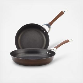 Symmetry Chocolate 2-Piece Skillet Set