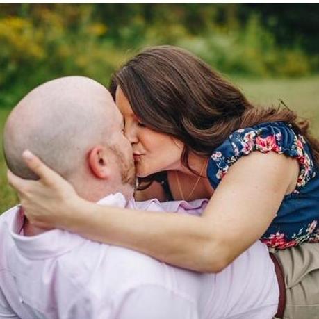Our first time being professionally photographed.
A little sneak peak into our engagement photos.