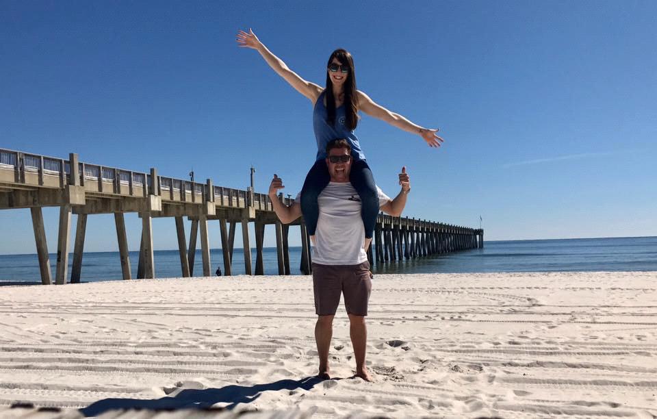 Charles’ first visit to Pensacola.