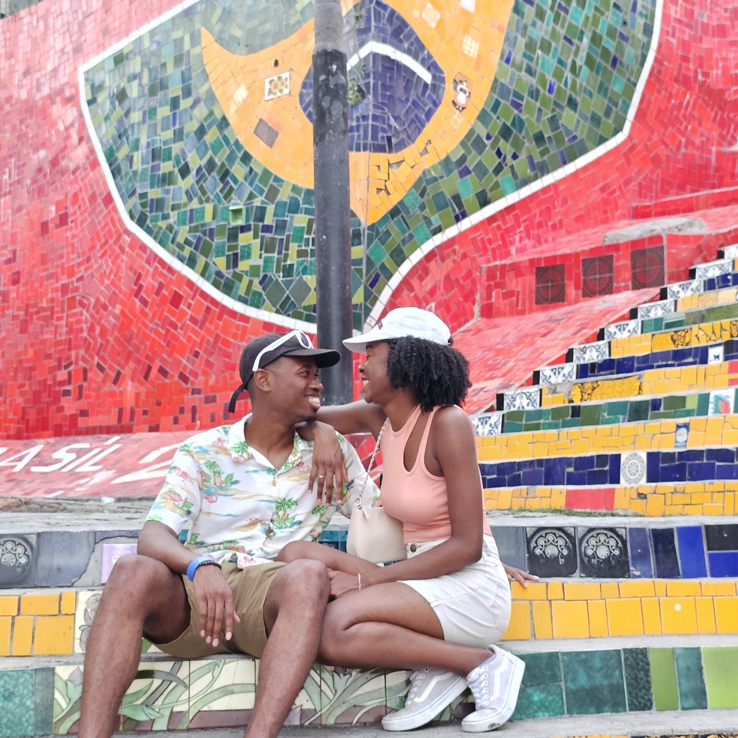 Brenton’s first time in Brazil 💚