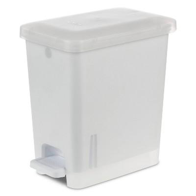2.7gal Step Trash Can Clear - Room Essentials™