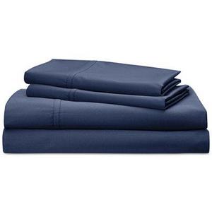 Spencer Cotton Sateen Count 4-Pc. Solid Queen Sheet Set