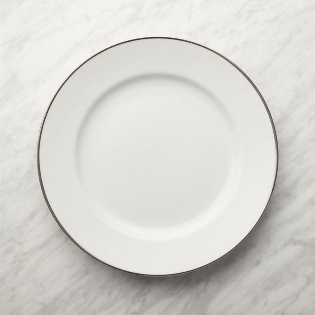 Maison Platinum Rim Dinner Plate
