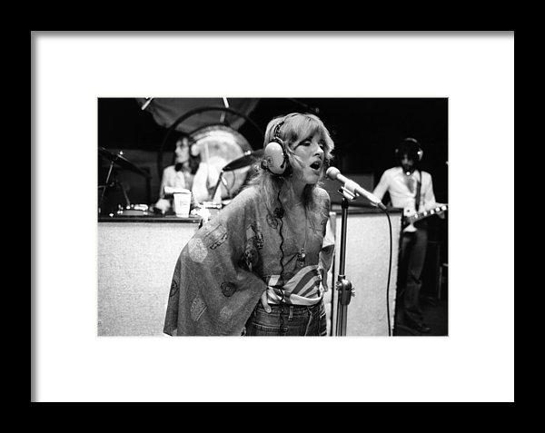 Photo Of Stevie Nicks And Fleetwood Mac Framed Print