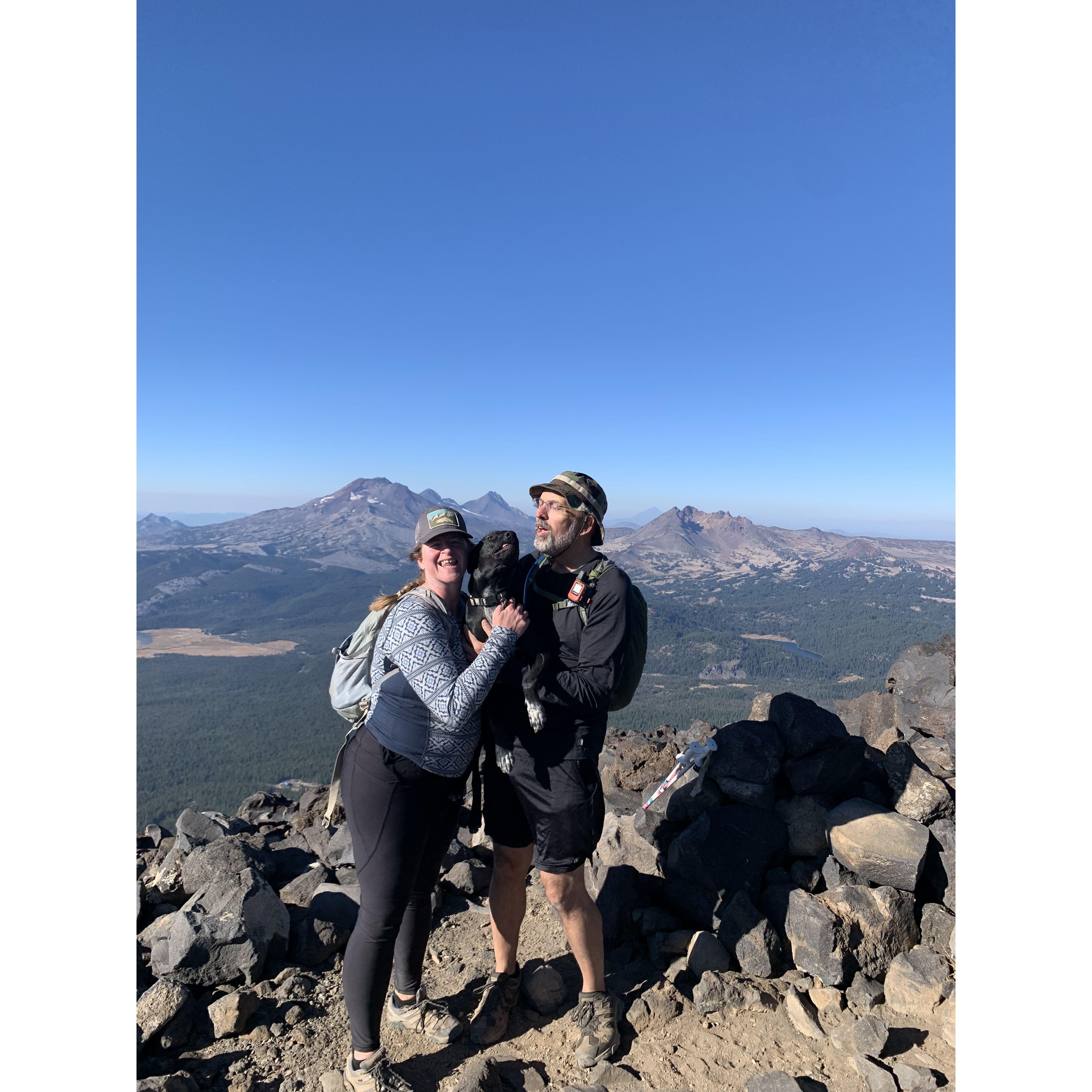 We made it to the top of Bachelor without any trouble. Don't ask about the trip back down.