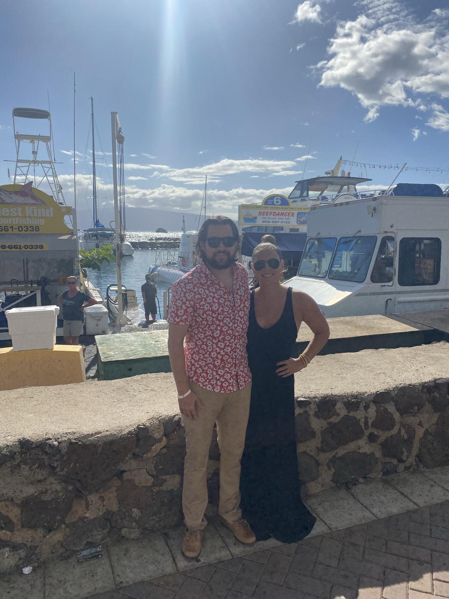 In Hawaii for groomsmen Cheston’s wedding