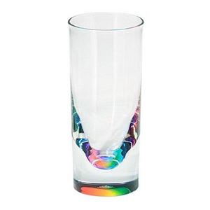 Merritt International - Tropical Rainbow Teardrop Tumbler Rainbow 10oz Set of 4