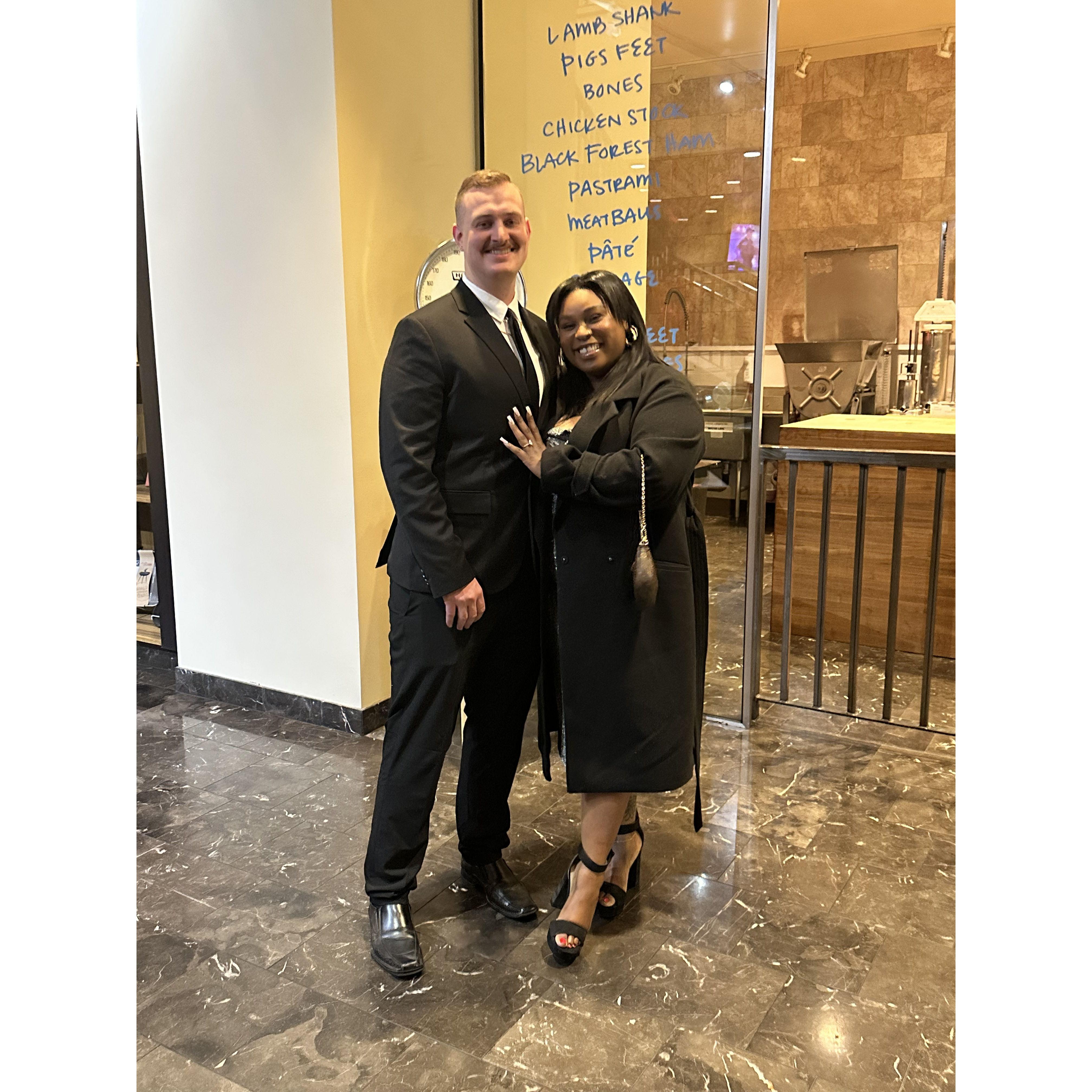 January 26,2025 a day to never forget! The day we got engaged