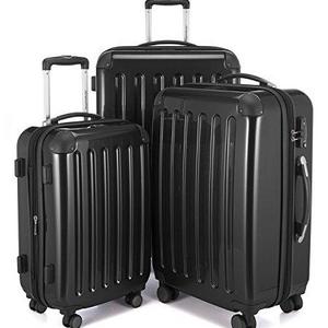 HAUPTSTADTKOFFER Luggages Sets Glossy Suitcase Sets Hardside Spinner Trolley Expandable (20', 24' & 28') TSA