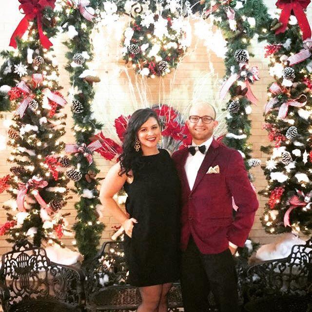 On the night of our engagement at The Jefferson Hotel.