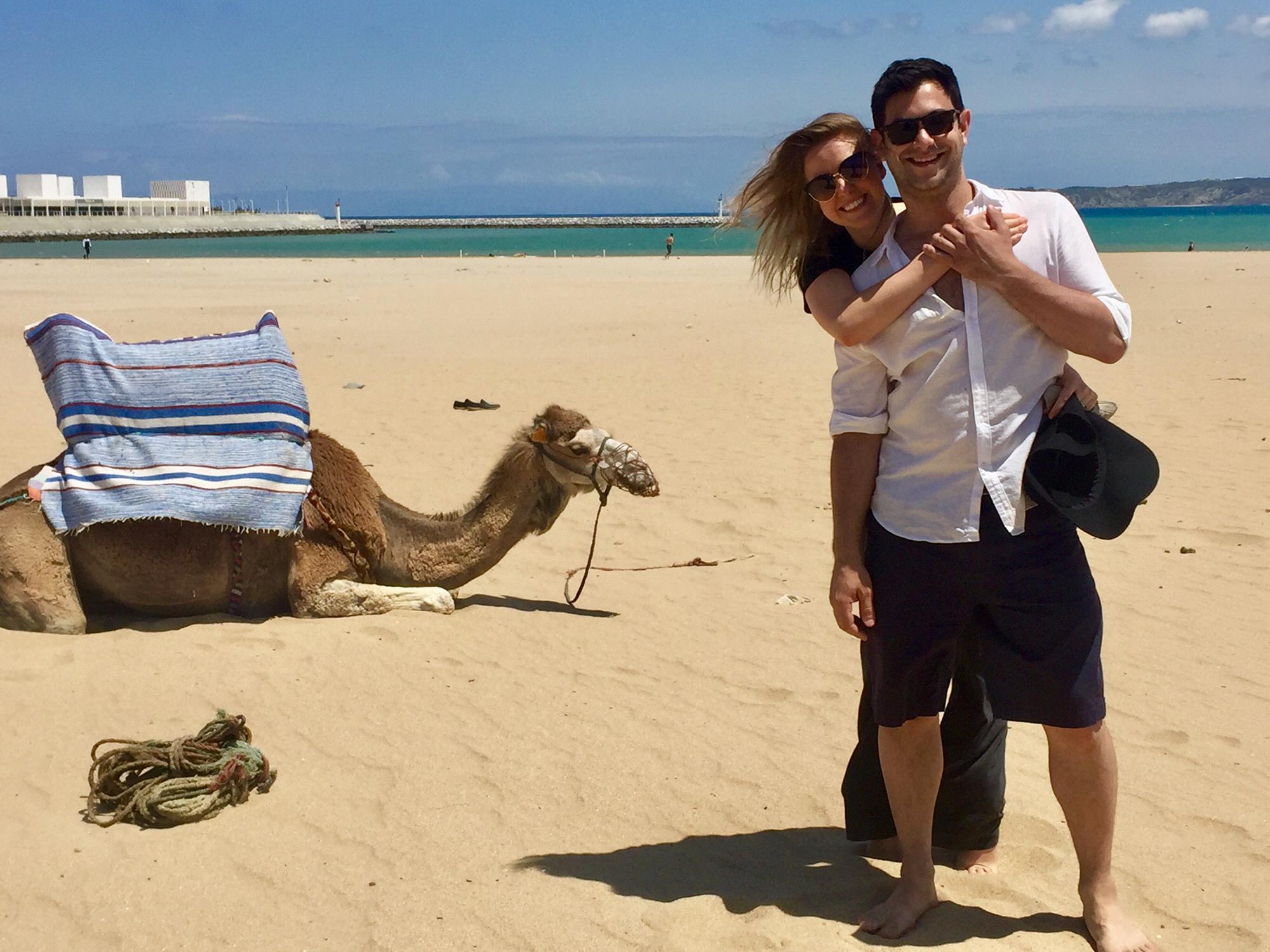 Beach bum(p)s. Tangier. 2018.