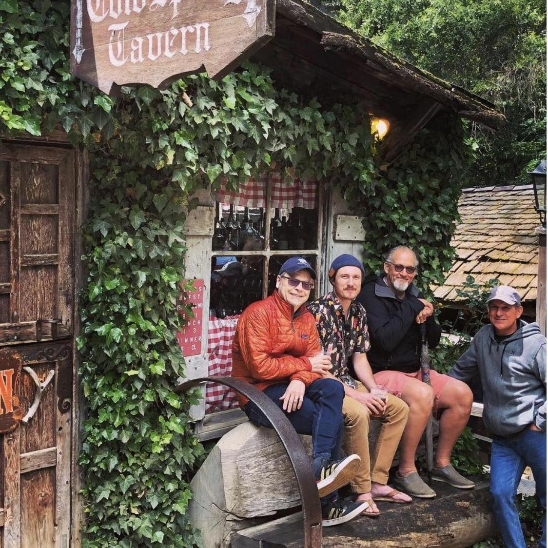 Ian with Hannah's family in CA