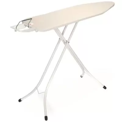 Brabantia® 49-Inch x 15-Inch Ironing Table with Ivory Frame and Ecru Cover