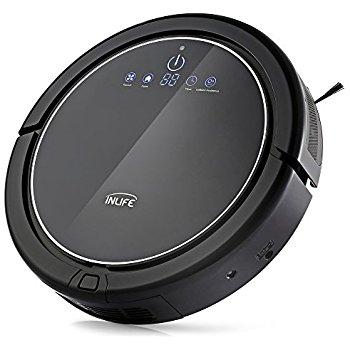 PureClean Robot Vacuum Cleaner with Programmable Self Activation and Automatic Charge Dock - Robotic Auto Home Cleaning for Clean Carpet Hardwood Floor - HEPA Pet Hair & Allergies Friendly