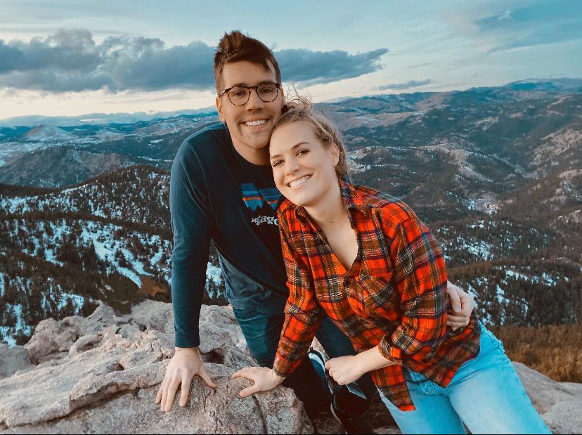 Atop of a mountain in Boulder, Colorado