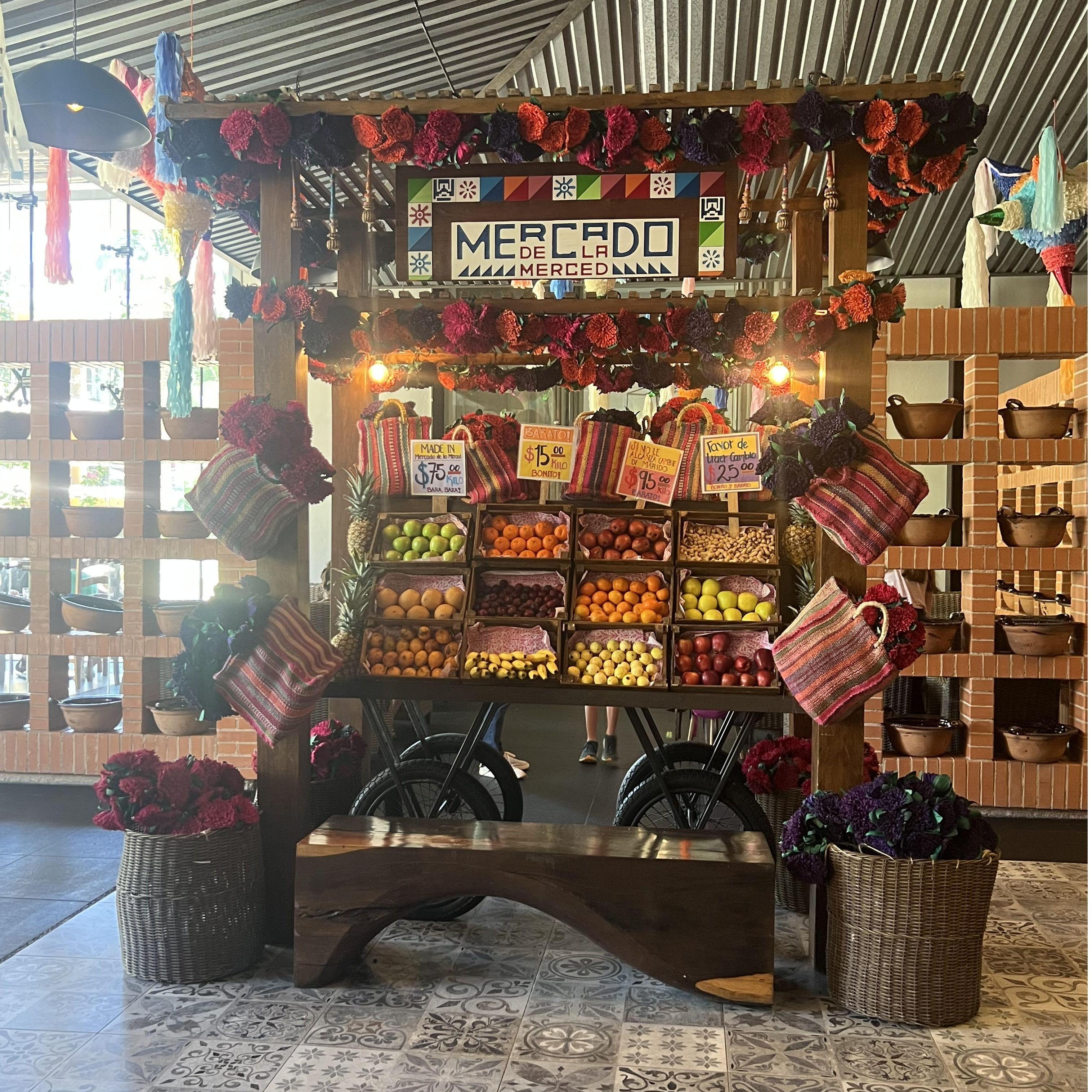 mexican food market/buffet!