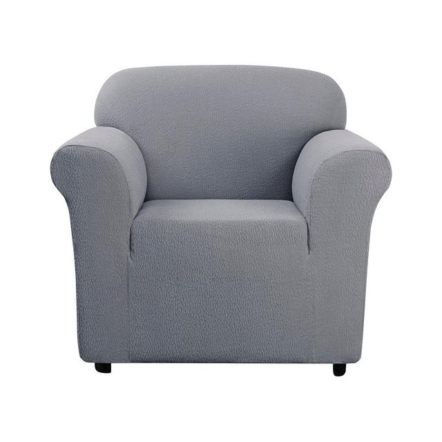 Stretch Leaf Chair Slipcover Mist - Sure Fit