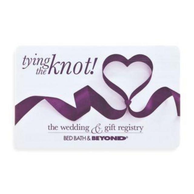 "tying the knot!" Ribbon Heart Gift Card $100