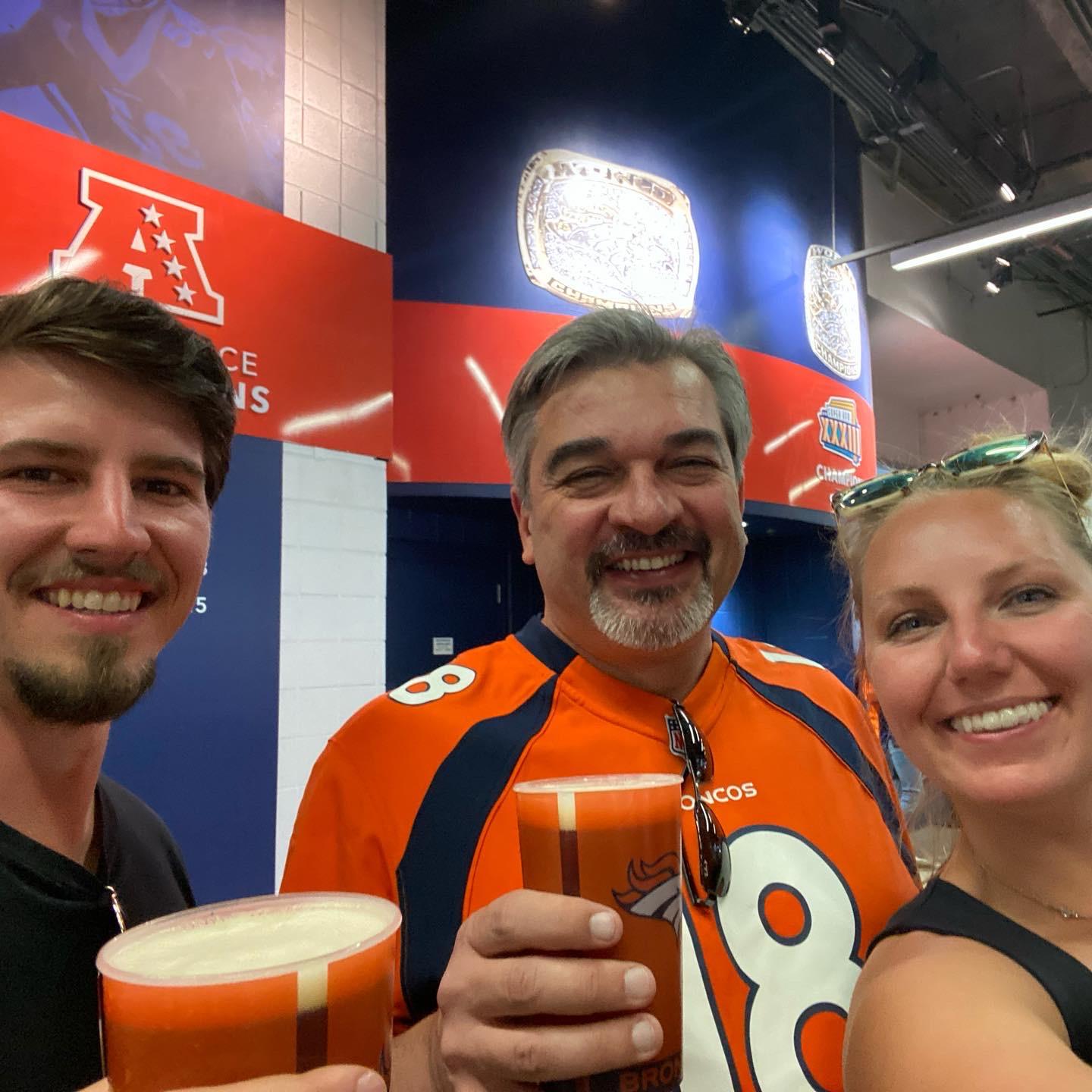 Nicole with her two favorite Toms! 

We love visiting Colorado and Nicole's family that lives there.